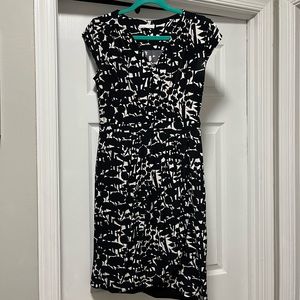 Black and white dress